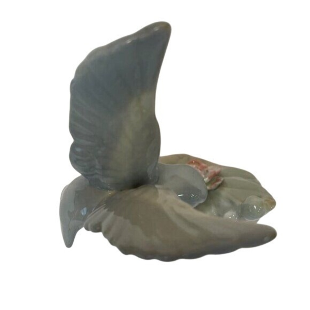 Hummingbird Drinking From Flowers Ceramic Figurine Gaylord? Vintage Hand Painted - Picture 5 of 5